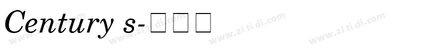 Century s字体转换